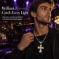 🥷 LIMITED-TIME 50% OFF! ✨ Hip Hop Double-Layer Cross Chain – Baguette Rhinestone, Figaro Links ✨