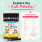 🐾 LIMITED-TIME 50% OFF! 🎨 24 Colors Bottled Pet Nail Art Pens – Quick Drying, Water-based, Easy Painting ✨