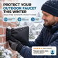 ❄️ LIMITED-TIME 50% OFF! 🧤 Outdoor Faucet Cover – Insulated, Windproof, Reusable 🌨️