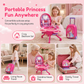 👑 LIMITED-TIME 50% OFF! ✨ 3-in-1 Princess Vanity Suitcase – Magical, Portable, Kid-Safe 🧳