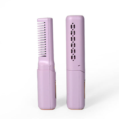 💇 LIMITED-TIME 50% OFF! ✨ Portable Cordless Hair Straightening Comb – Fast Heat, Wireless, Safe Auto-Off 🪮