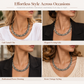 🐍 LIMITED-TIME 50% OFF! ✨ Vintage Snake Pattern Geometric Clavicle Chain – Retro, Eye-Catching, Comfort Fit 🪙