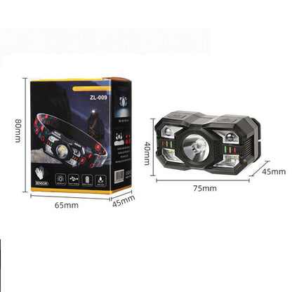 🏕️ LIMITED-TIME 50% OFF! ✋ Intelligent Sensor Headlamp – Hands-Free, Dimmable, USB Rechargeable 💧