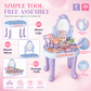 👸 LIMITED-TIME 50% OFF! ✨ Kids Pretend Play Makeup Vanity Table Toy – Safe, Sturdy, Rich Accessories 🎀