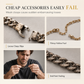 🤵 LIMITED-TIME 50% OFF! 👑 Sand-Gold Curb Link Bracelet – Solid Build, Watch Clasp, Luxury Look ✨