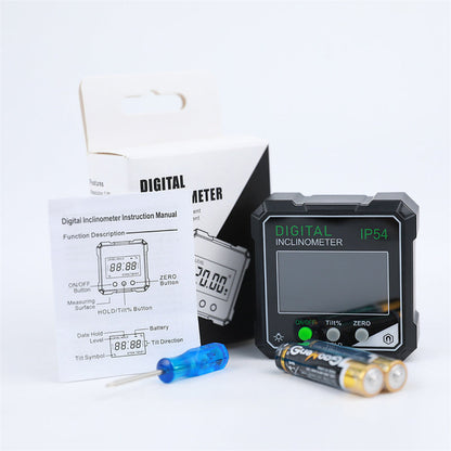 📐 LIMITED-TIME 50% OFF! ✨ IP54 Waterproof Magnetic Digital Angle Gauge – Precise, Hands-free, Tough ✨