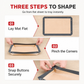 🍪 Silicone Baking Mat – Non-Stick, Heat Resistant, Snap-Up Leakproof Edges ✨