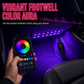 🚗 LIMITED-TIME 50% OFF! ✨ Sound Activated RGB Car Footwell Lights – Music Sync, 12 LEDs, Easy Install 💡
