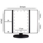 💄 LIMITED-TIME 50% OFF! ✨ Lighted Tri-Fold Makeup Mirror – Multi-Magnification, Dimmable, Storage Tray 🪞