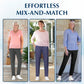 💎 60% OFF! 💎 Women's Ultra Soft Stretch Casual Pants – COOLMAX® Fabric, Wrinkle-Resistant & Waterproof Pockets (7 Colors) 👖❄️