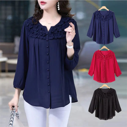 🌺 Women's Chiffon Blouse （50% OFF）