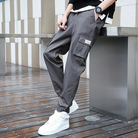 Men's Solid Color Casual Jogger Pants（50% OFF）