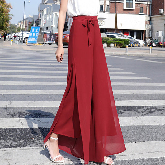 🎉New product launch💐– Elegant chiffon wide-leg pants (53% OFF)